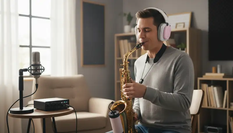 Effektives Saxophon üben: Stilles Spiel & Aufnahme
