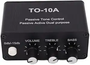 NE5532 Stereo Vorverstärker, Mini Audio Verstärker mit 3,5mm Eingang, Bass und H