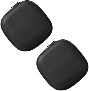 2 Stück Kopfhörer Tasche Case, In Ear Kopfhörer Hülle mit Netzfach, Headset Aufb