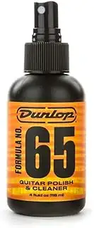 JIM DUNLOP 654 - Formula 65 Cleaner & Polish | Professioneller Saiteninstrumentenreiniger, 118ml Format