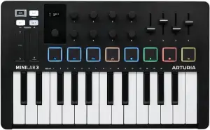 Arturia MiniLab 3 Black - Midi Keyboard