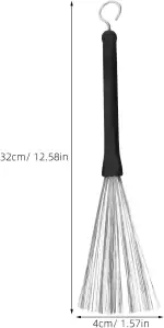ROSENICE Schlagzeug Schlagzeugbesen Jazzbesen Drum Besen Trommel Büsche Sticks Drumstick Versenkb...
