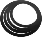 Yardwe 4stücke Schlagzeug-sordine für Snare-drums Tragbarer Schlagzeug-übungsdämpfer aus Hochwertigen Materialien Effektive Lautstärkereduzierung für Schlagzeugübungen