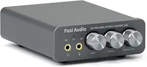 Fosi Audio K5 Pro Kopfhörerverstärker, USB C DAC Verstärker Kopfhörer HiFi, USB/
