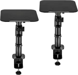 my wall Lautsprecher-Ständer HS30L 2 Display(s) Schwarz Höhenverstellbar, Neigba