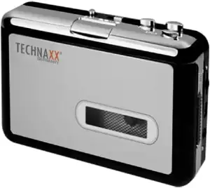 Technaxx DigiTape DT-01 Digitales Konvertierungsgerät für Audio-Kassetten schwar