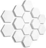 3D Absorber aus Basotect B WEISS - 14 x Absorber Akustik Schallabsorption Breitbandabsorber Set 08