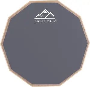 EASTROCK Schlagzeug-Übungspad,Übungs Drum Pad mit Leisen Drum-Pads Snare Übungs 