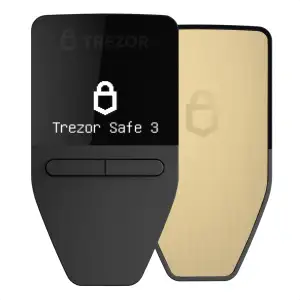 Trezor Safe 3 - Passphrase und Krypto Hardware Wallet mit Secure Element-Schutz 