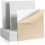 Rdutuok 12 Stück Selbstklebend Akustikplatten,30x30x1 cm Akustik Absorber Akustikpanel Schallschutzplatten für Tonstudio,Büro,Studio,Akustische Behandlung und Wanddekoration（Weiß）