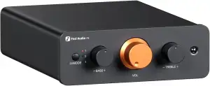 Fosi Audio P4 Mini Preamp mit 3 RCA-Eingängen, Heimaudio-Stereovorverstärker für