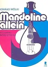 Mandoline allein: Studie und Spielstücke. Mandoline.