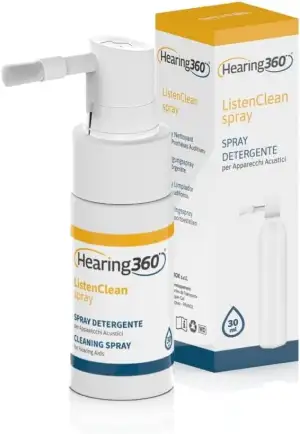 Reinigungsspray für Hörgeräte - reinigt und desinfiziert Ihre Hörgeräte tief und