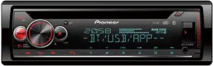 Pioneer DEH-S720DAB, 1-DIN Autoradio, CD-Tuner mit FM und DAB+, Bluetooth, MP3, USB und AUX-Eingang, RGB-Beleuchtung, Freisprecheinrichtung, Smart Sync App, 13-Band-Equalizer
