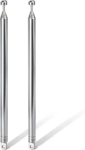 Bingfu FM UKW Tragbare Radio Antenne Ersatz 7-Sections 74cm Teleskopantenne 2 Ki
