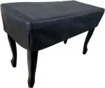 Cutfouwe Vertikales Klavier Abdeckung,Volle Leder Klavierabdeckung,Klavier Abdeckung Staubschutz,Double Piano Stool Cover