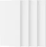 TONOR Groß Akustikpaneele Selbstklebend, 4 Pack 112x55 cm Schallschutzplatten Akustikplatten für ...