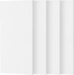 TONOR Groß Akustikpaneele Selbstklebend, 4 Pack 112x55 cm Schallschutzplatten Ak