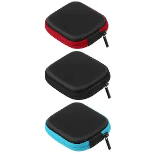 3 Stück Mini Kopfhörer Tasche,Headset Aufbewahrung Ohrhörer Schutztasche mit Lov