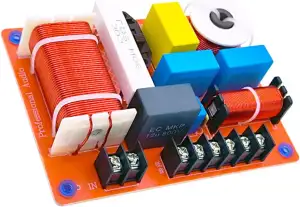 XAGMODSHN Verstellbare, nicht lötende 3-Wege-Frequenzweiche 500 W, große Leistung für präzise Kla...