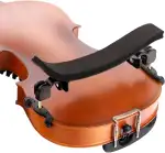 Fansjoy Schulterstütze Geige für 4/4 Violine, Prämie Aluminiumlegierung Schulterhalter Violine mit Verdicken Komfortabel Schaumstoffpad & Höhenverstellbare Füße