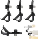 Trommel Mikrofon Klemme, 4,6x0,9x1,8 Zoll Universal Verstellbare Mikrofon Stoßfester Halterung Sc...