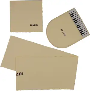Rayzm Klaviertastatur-Reinigungspflegeset, beige Anti-Staub-Klaviertastaturabdec