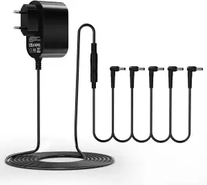 9V Netzteil für Gitarrenpedale,kompatibel mit 5 Wege Daisy Chain Kabeln BOSS Git