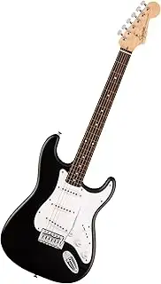 Squier by Fender Debut Collection Stratocaster E-Gitarre, Laurel Griffbrett, Wei
