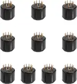 10 Stück 9-Poliger Röhrensockel-Testsockel für 6DJ8 12AX7 ECC83 12AU7 ECC82 EF86 6922 5670 Audioverstärker