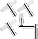 EASTROCK Schlagzeugschlüssel 4 Stück Schlagzeug Tuning Key stimmschlüssel schlagzeug für Schlagzeuger Schlagzeug Trommel Schlaginstrumente，Silber…