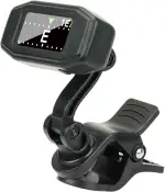 Aroma Gitarren stimmgerät Clip On Wiederaufladbares Chromatisches Stimmgerät für Gitarre, Bass, Ukulele, Violine, Mandoline mit TFT Bildschirm, Leicht Ablesbar bei Starker Beleuchtung