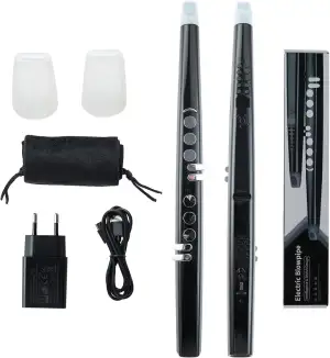 KOMFOTTEU Digitales Blasinstrument MIDI Bluetooth USB mit 13 Tönen, 2 Finger (Sa