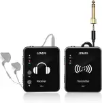 MS-1 Drahtloses In-Ear Monitoring, LEKATO Professionelles kabelloses 2.4G Stereo IEM-System mit Sender & Empfänger Betrieb im Mono- und Stereo-Mode Geeignet für Studio Live-Auftritt und Musiker