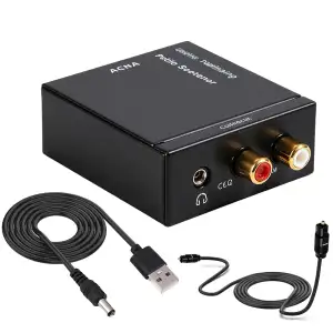 Digital-Analog-Wandler, Digital to Analog Audio Converter, Optisch Auf Cinch, Op