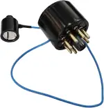 Röhrensockel-Adapter 8-Pin auf 8-Pin für 6F8G zu 6SN7 und 807 zu 6L6, vergoldete Kontakte für DIY Audio Verstärker, schwarz(807 to 6L6)