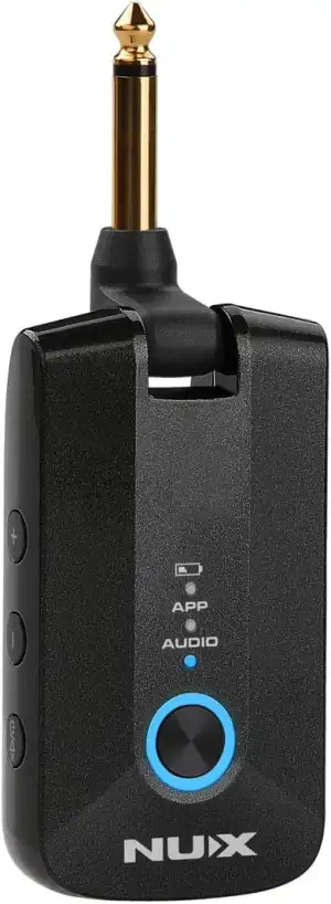 NUX MP-3 Mighty Plug Pro Gitarren-Kopfhörerverstärker mit Effekten und IR/Amp-Mo