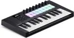 Novation Launchkey Mini 25 [MK4] – Tragbares USB/MIDI-Controller-Keyboard mit 25 Minitasten und DAW-Integration. Akkord- und Skalenmodi, Drum-Pads und Arpeggiator. Inkl. Music Creation Software-Bundle