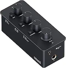 Fosi Audio SK01 Hi-Fi Kopfhörer-Verstärker, Equalizer Vorverstärker mit Bass Mit