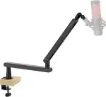 SENSIC SA-30 LP Low Profile Mikrofonständer Tisch mit 360° drehbarem Mikrofonarm, für Streaming m...