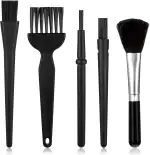 PC Reinigungsset 5 Stück Nylon Antistatische ESD Bürste, Tastatur Reiniger Bürste Klein Reinigungspinsel Kit Nylon PC Reinigungs Pinsel Kit Computer Reinigungsset Reiniger Bürstes für Laptop Tastatur