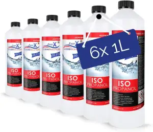 Isopropanol 2-Propanol Isopropylalkohol 99,9% Reiniger – 6x1 Liter Bundle | Hoch