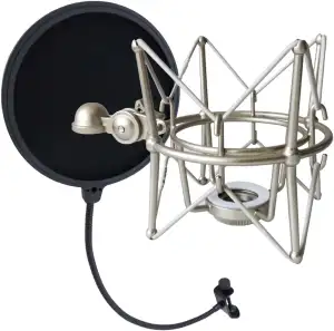 keepdrum MS088 Mikrofon Spinne elastische Halterung für Rode Mikrofone Popschutz