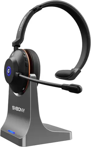 SVBONY SVN H1 Kabelloses Headset mit Mikrofon für Arbeit, Bluetooth-Headset, Int