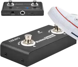 LEKATO Wireless Page Turner Pedal External Page Tuner Pedal Wireless for LEKATO 