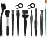 Antistatische ESD Bürste, 11 Stück Computer Reinigungsset mit Abzieher Laptop Cleaning Kit Nylon ...