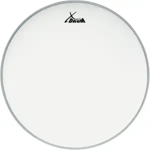 XDrum 14" Coated Snare Drumfell (14" weiß, aufgerauhte Mylar-Schicht, offener, w