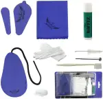 Klarinetten-Reinigungsset, Pflege- und Wartungsset für Klarinetten, Korkfett, Tupfer, Reinigungstuch, Daumenstütze, Mundstückbürste