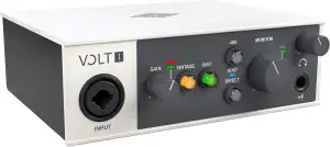 Universal Audio Volt 1 USB Audio Interface zum Aufnehmen, Podcasten und Streamen mit umfangreichem Audiosoftware-Paket