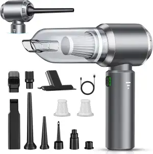 Handstaubsauger, Handstaubsauger Akku, 26000 Pa Autostaubsauger mit hoher Leistu